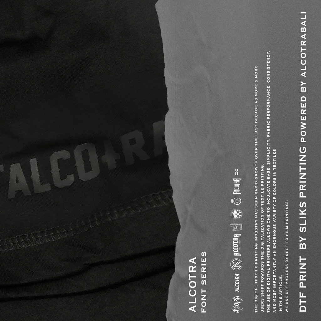 TS ALCO DARK // T-SHIRT ALCOTRA DARK FONT