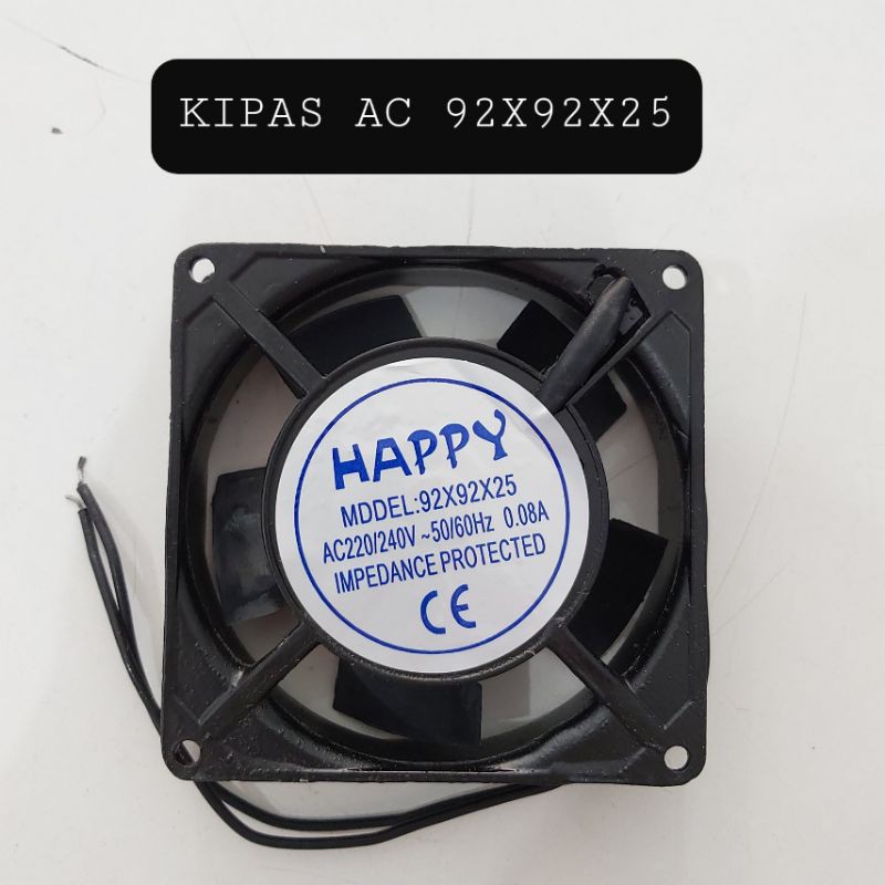 KIPAS FAN AC (220-240Volt) Ukuran 9cm x 9cm x 2.5cm 9 Cm