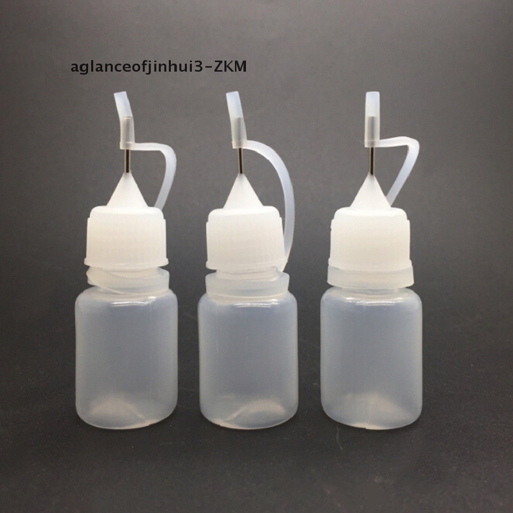 5 Pcs Botol Dropper Kosong Bahan Plastik Ukuran 5ml