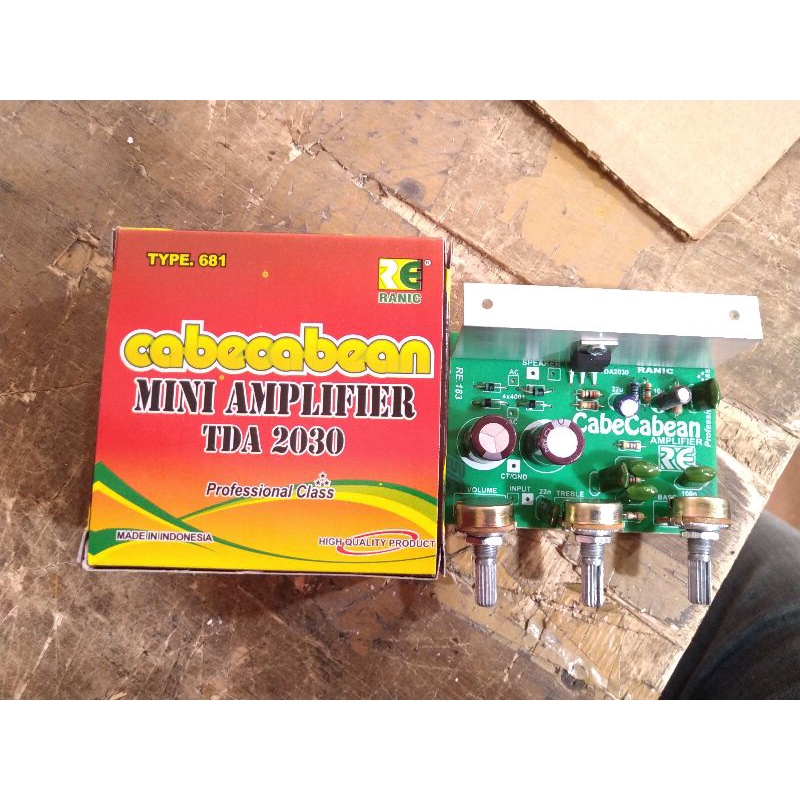 Kit amplifier tda2030 tda 2030 mono ( 681 )