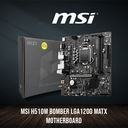 MSI H510M BOMBER - Intel Motherboard LGA1200