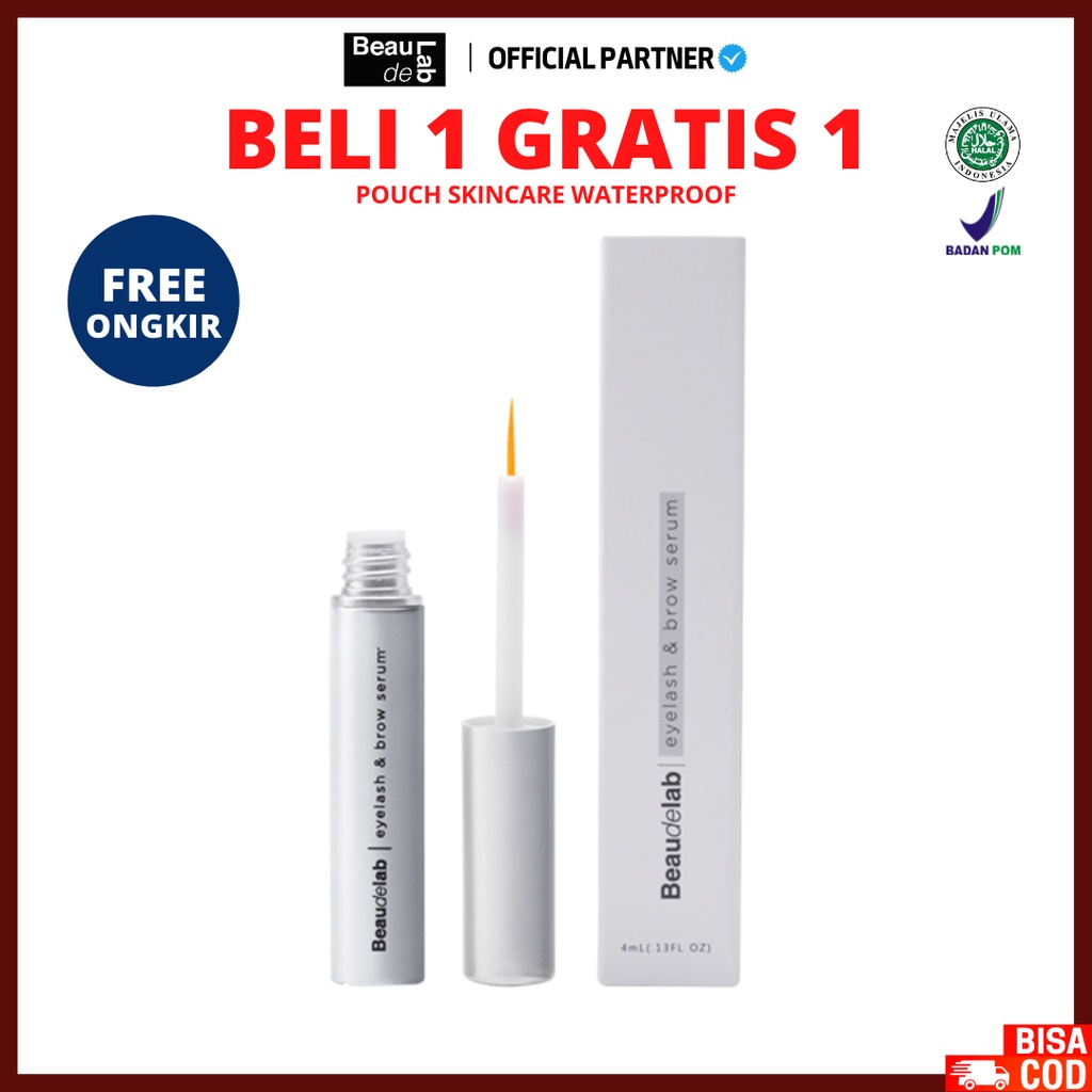 [ CLEAREN SALE ] Beaudelab Eyelash Extension &amp; Brow Growth Serum , Penumbuh Alis &amp; Bulu Mata Cepat Instant, Serum Bulu Mata BPOM EXP 10/23