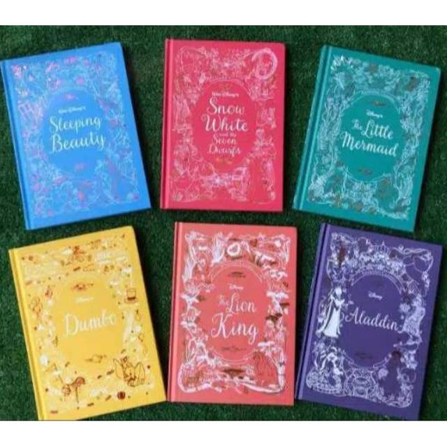 Animated Classic Walt Disney Snow White / Dumbo / Aladdin / LION KING / LITTLE MERMAID Story Book