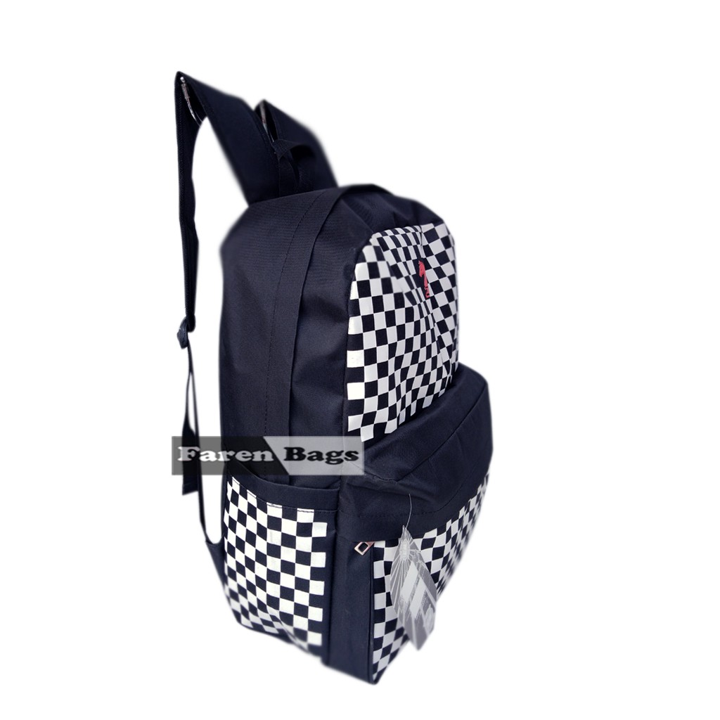 OBRAL CUCI GUDANG Tas Ransel Pria Tasmurah Taspria Taskeren Distro Anak PROMO TAS Motif Catur Free cover hujan Catur