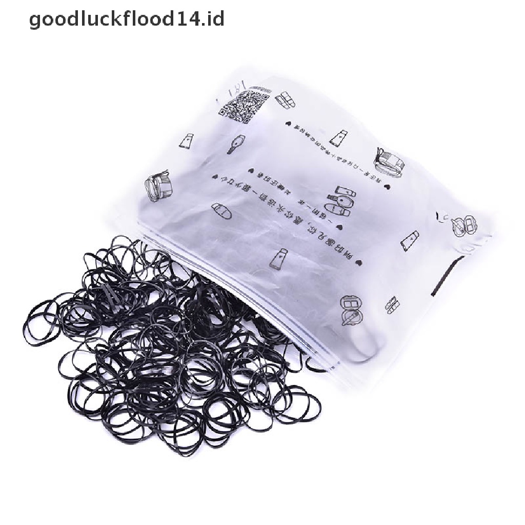 [OOID] 500pcs Baby Kids Hair Accessories Disposable Rubber Band Hair Ties Womens Girls ID