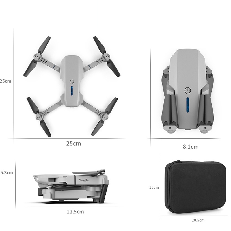 Kamera Remote Control 4K yang diimpor Drone Ultra HD Auto Focus Drone Termasuk Kamera