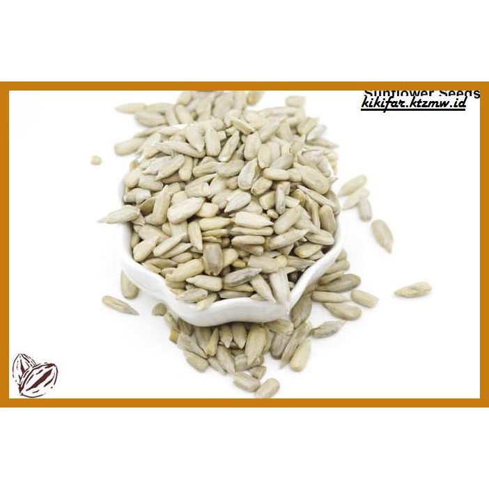 

GNIREKDOOF- SUNFLOWER / BIJI BUNGA MATAHARI MENTAH 1KG -ORIGINAL.