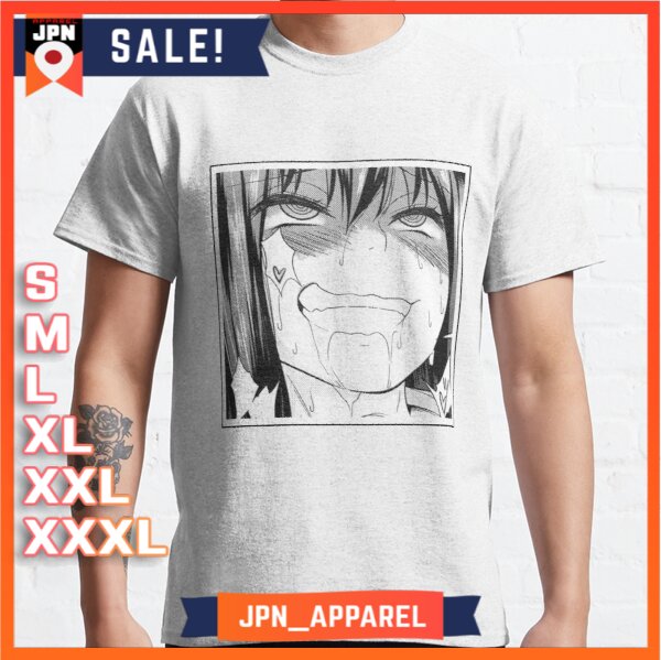 Kaos Baju Aheago Face Ecchi Anime Manga T-Shirt Premium Unisex