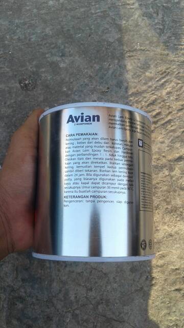 

LEM EPOXY 2 KOMPONEN 1.6 KG LEM AVIAN SERBAGUNA LEM KAYU KACA LEM BESI PLASTIK DISKON7 TERLARIS