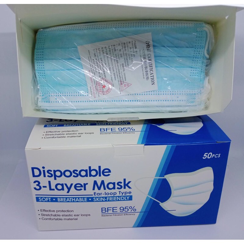 MASKER 3 LAPIS / MASKER 3 LAYER / MASKER MEDIS / MASKER ANTI CORONA / MASKER KESEHATAN