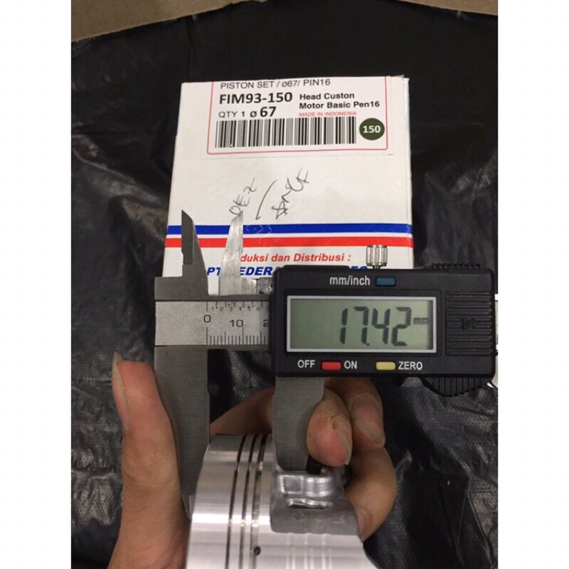 piston kit fim mentahan dome ukuran 65.5 66 66.5 67 67.5 68mm pin 14 15 16-2