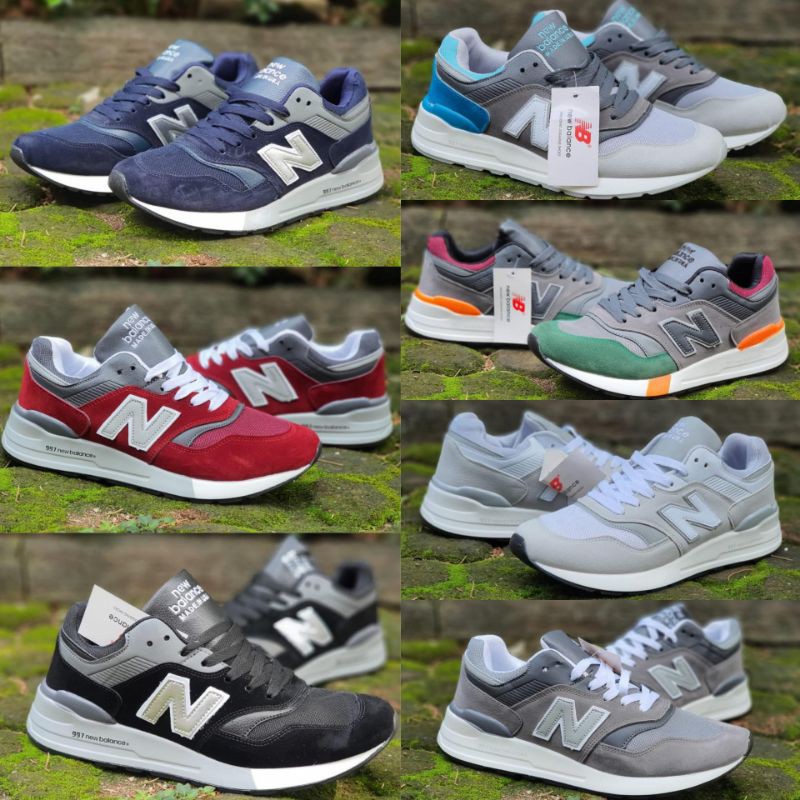 Sepatu sneaker klasik pria nb tali size 39-44