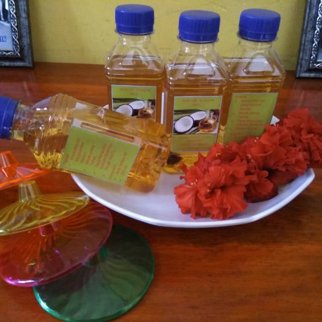 

Minyak kelapa murni tanpa pengawet