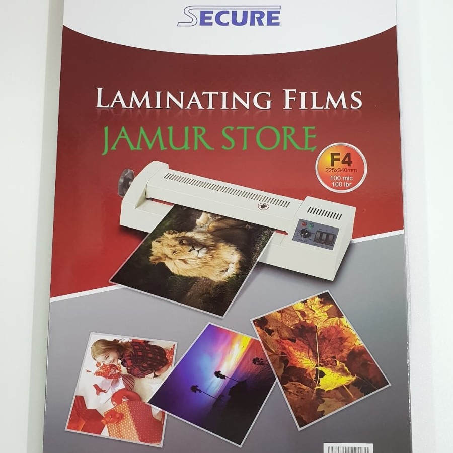 

Plastik Laminating Secure F4 100 Micron