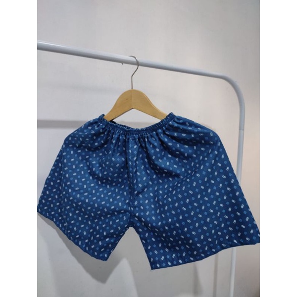 CELANA KOLOR | CELANA SANTAI | CELANA MURAH | GROSIR CELANA PENDEK BOXER PRIA / WANITA DEWASA-Eight blue
