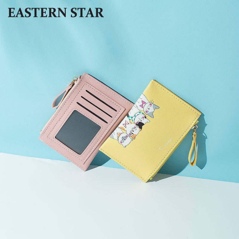 237 𝙉𝙞𝙠𝙠𝙞 𝙒𝙖𝙡𝙡𝙚𝙩 Dompet Pendek Kartu &amp; Resleting IMPORT