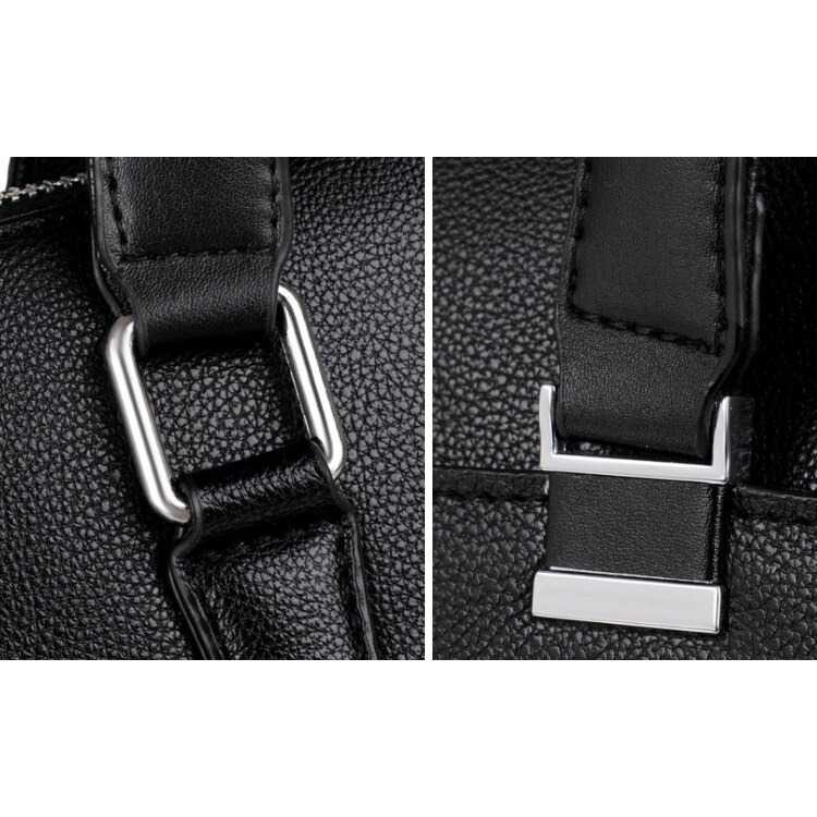 Rhodey Tas Selempang Laptop Pria Premium Kulit Leather Bag - HA-036