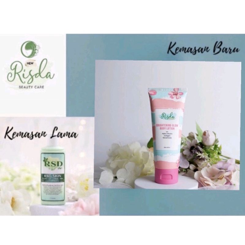 RSD SKIN Brightening Glow Body Lotion Pemutih Badan BPOM FREE GIFT