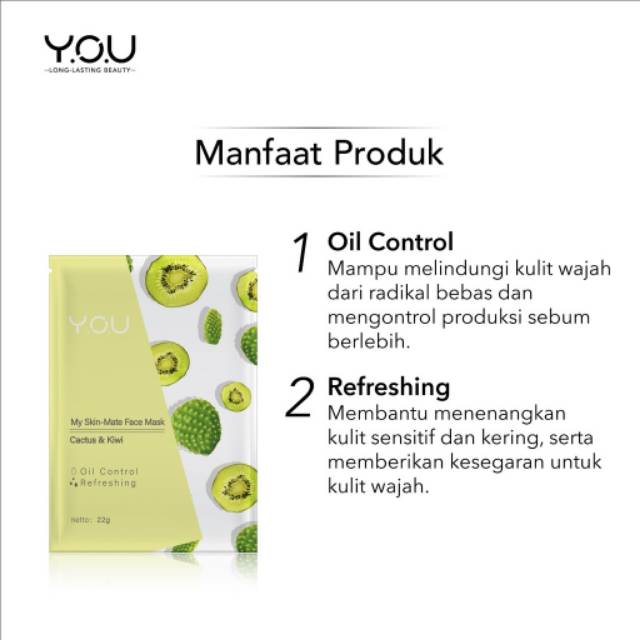 Y.O.U My Skin - Mate Face Mask - YOU