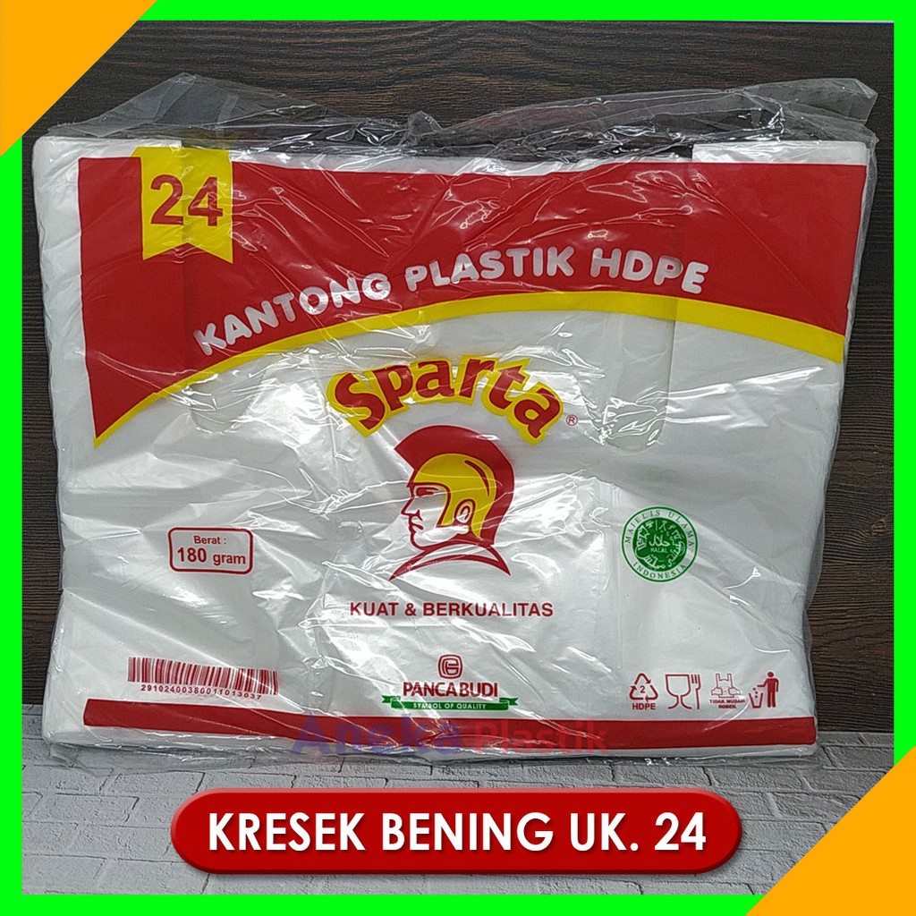 KRESEK BENING SPARTA KANTONG PLASTIK KANTONG PLASTICK HDPE SPARTA UKURAN 24