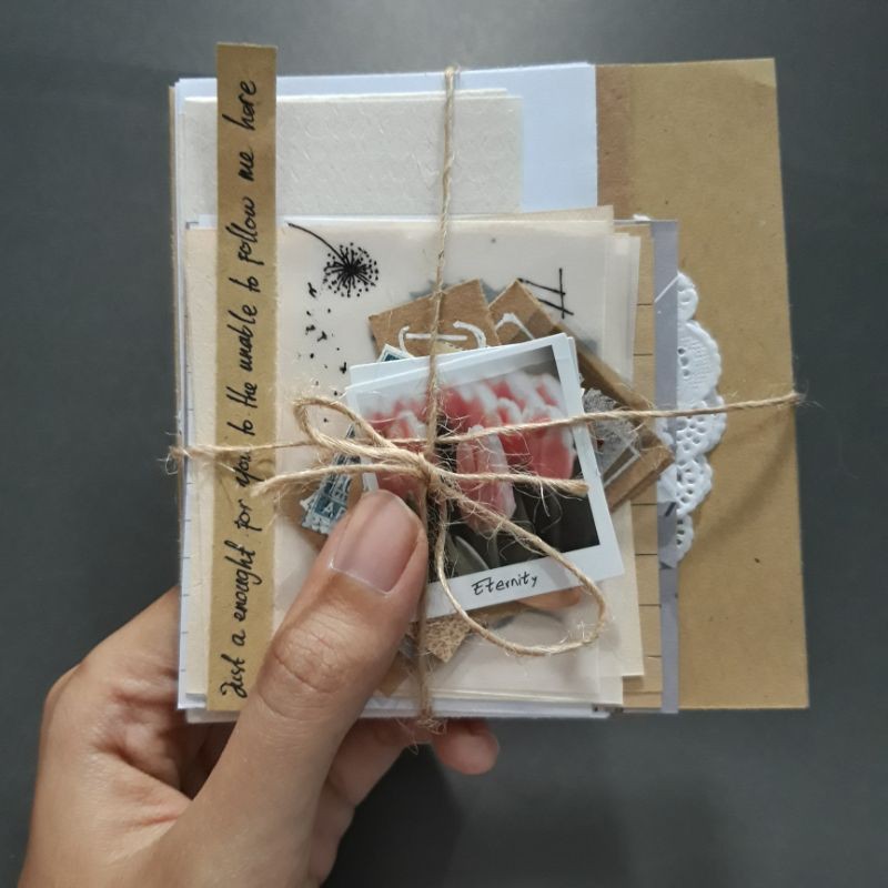 42 PCS MINI VINTAGE JOURNALING KIT-7