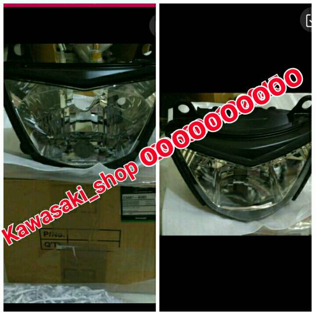 Reflektor ninja r head lamp ninja r lampu depan ninja r original kawasaki