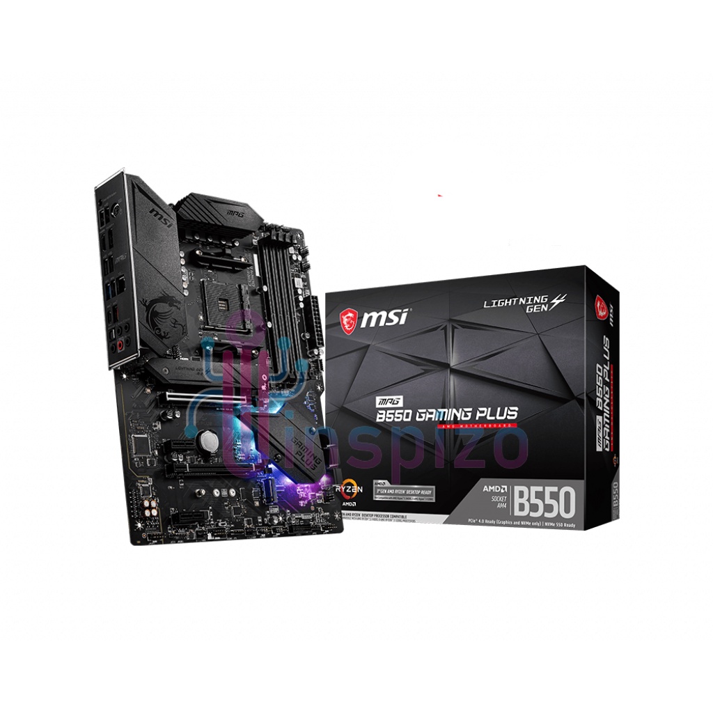MSI B550 GAMING PLUS (AMD AM4, B550, DDR4) Motherboard