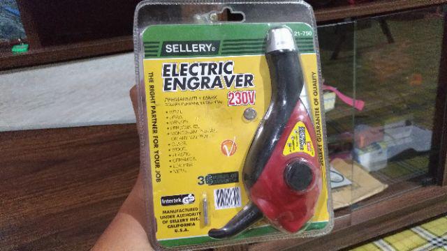 Sellery Electric Engraver - Alat Grafir Akrilik Acrylic Besi Engraving