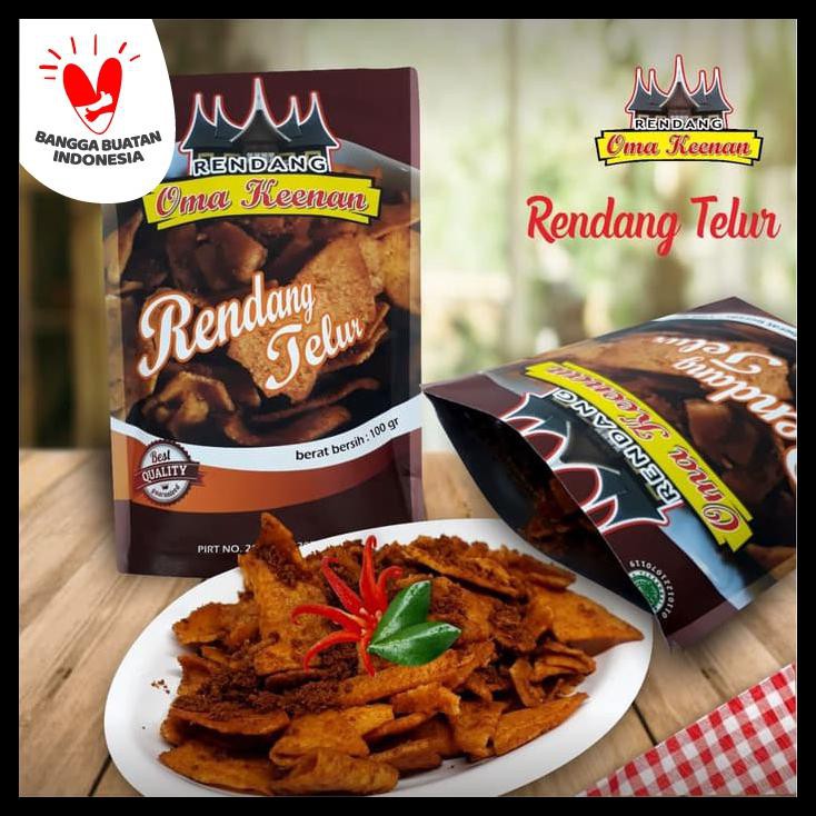 

Oma Keenan Rendang Telur - 100Gr