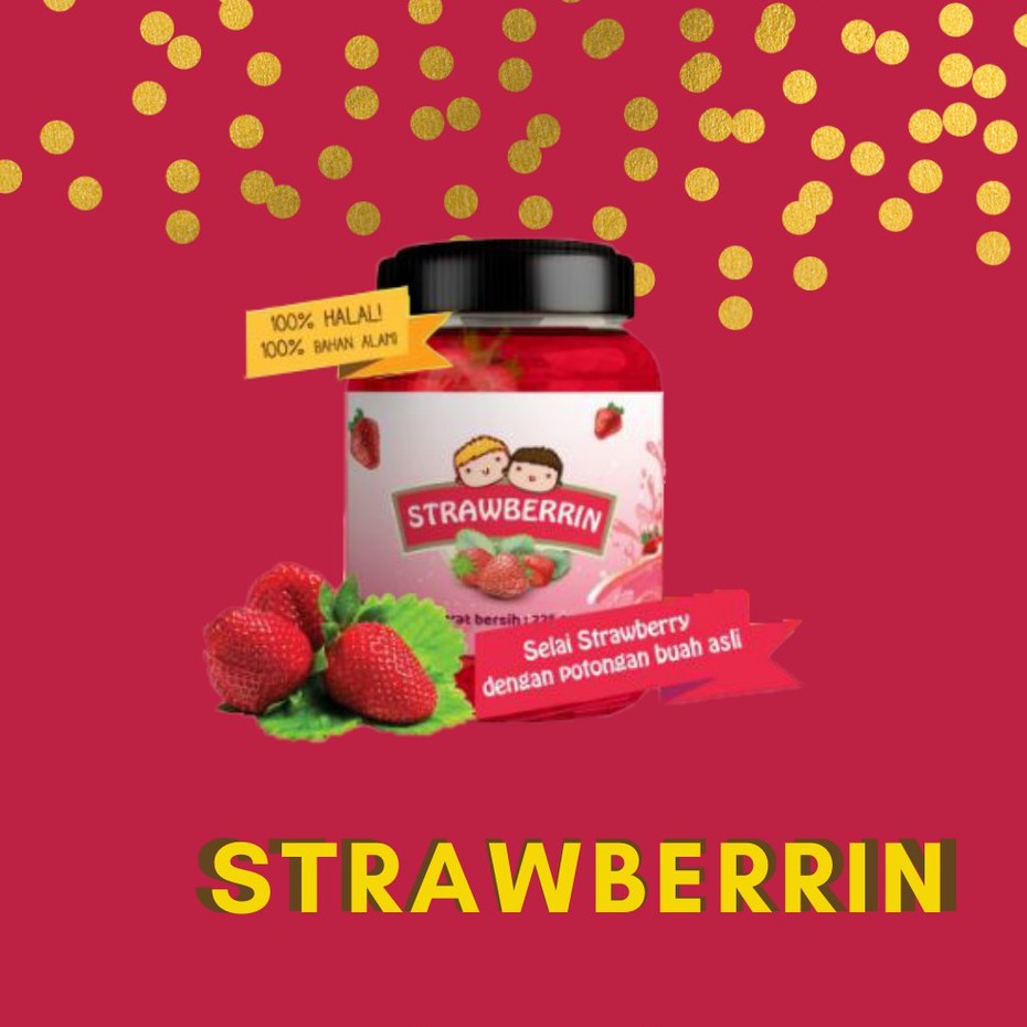 

STRAWBERIIN STROBERI selai kekinian