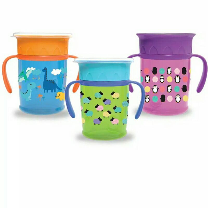 Baby Safe AP013 360° Sipper Cup With Handle Gelas minum bayi anak