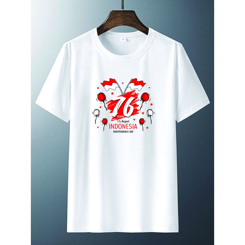 HUT RI EDITION ASY KAOS PRIA II KAOS DISTRO SABLON DIGITAL BERKUALITAS BISA UNISEX 004