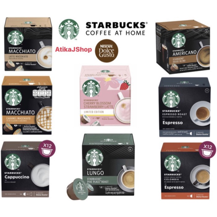 

Kopi - Nescafe Dolce Gusto Ndg Starbucks Coffee Capsule - Caramel
