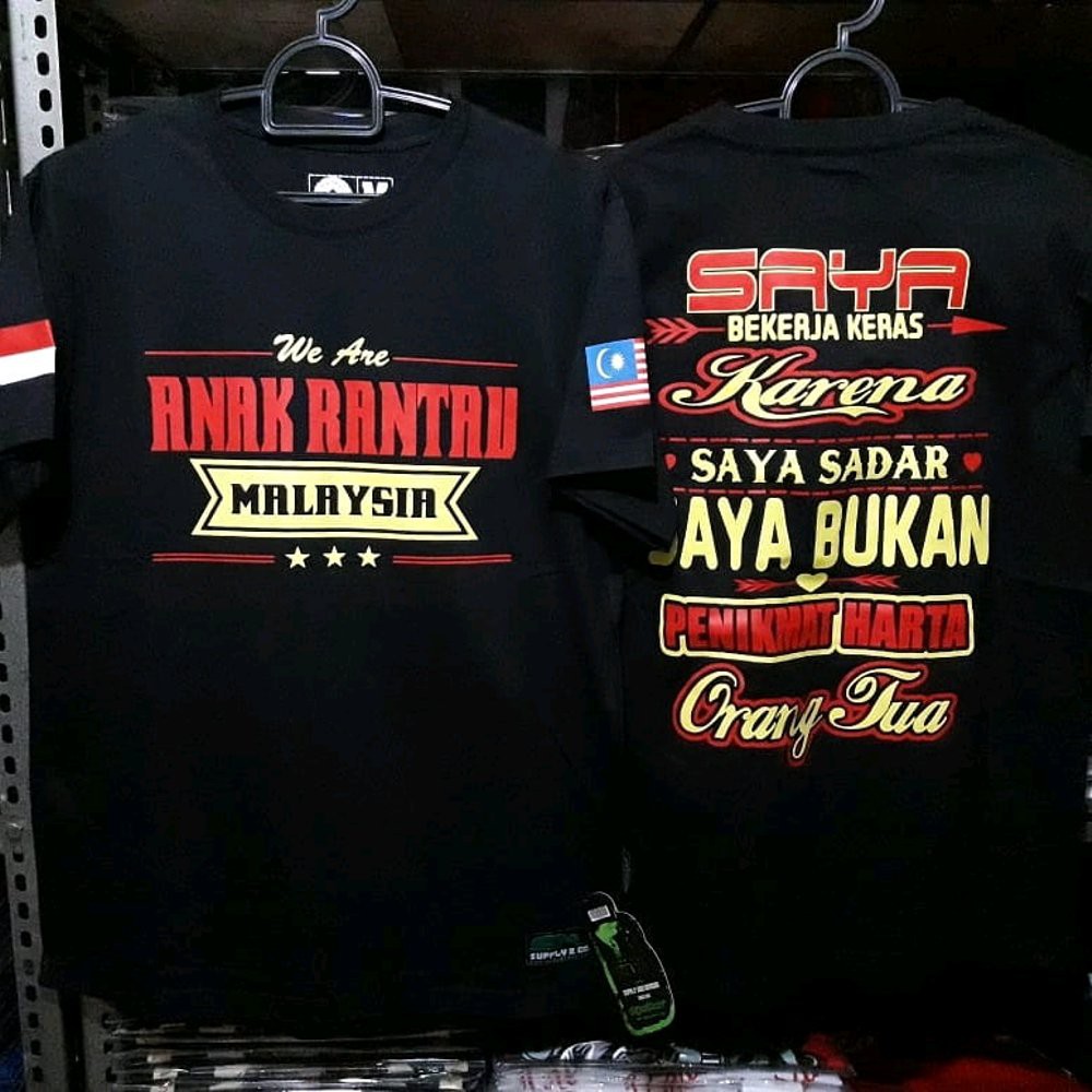 Big Sale Kaos Anak Rantau Malaysia Shopee Indonesia