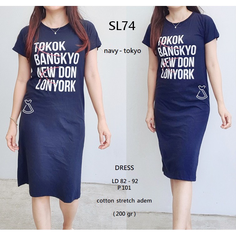 SL74 - DRESS T-SHIRT COTTON STRETCH