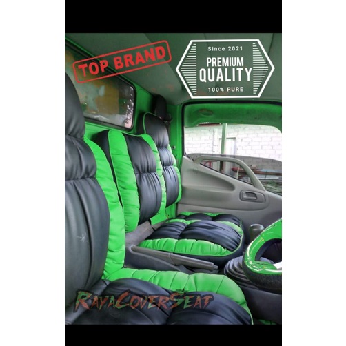 Sarung jok mobil truck toyota dyna dan hino dutro model full sofa gratis sarung stir