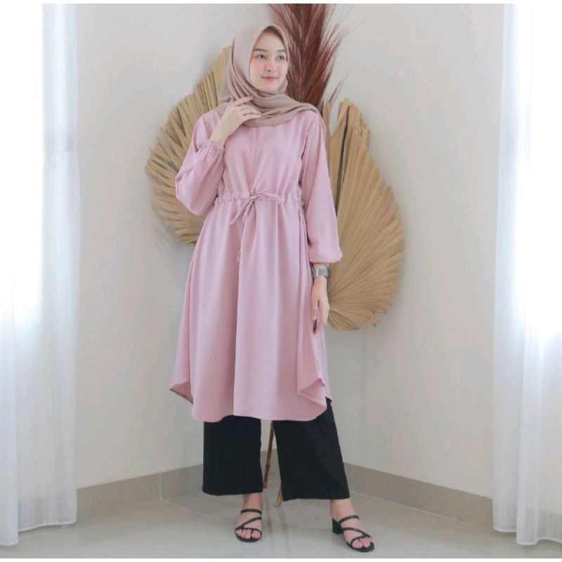 BETHA TUNIK °° BHETA TUNIK°° DINDA TUNIK°° TUNIK MOSCREPE°°Atasan Tunik  Wanita Terbaru