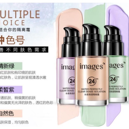 IMAGES Foundation 3 Warna Make Up Water Perfectly Clear Sense Isolation LS IMA012