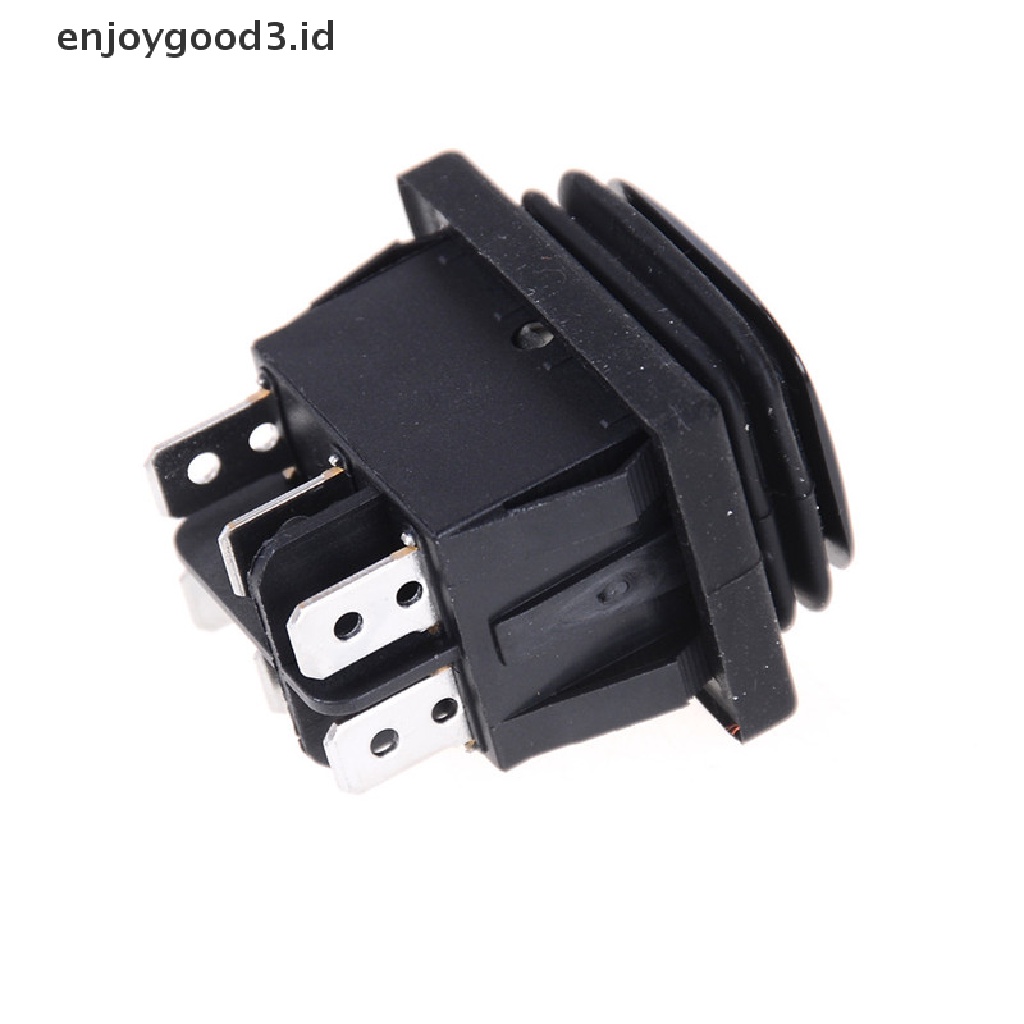 (Id) Saklar Rocker Dpdt 6 pin 12v Bentuk Persegi Panjang Anti Air