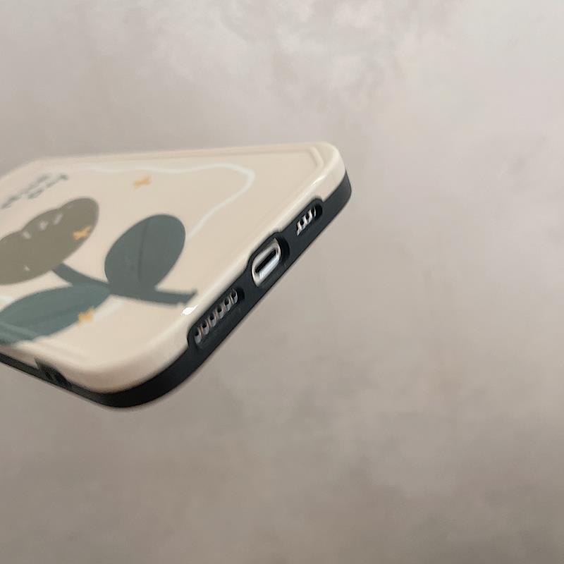 Case Motif Bunga Untuk iPhone 12 13 11 Pro Max X Xs Max Xr 7 8 Plus Yjx1