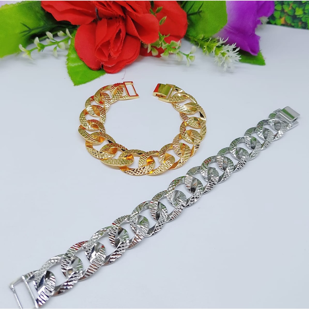 Xuping gelang rantai lapis emas perhiasan wanita jewelry 0058.0059