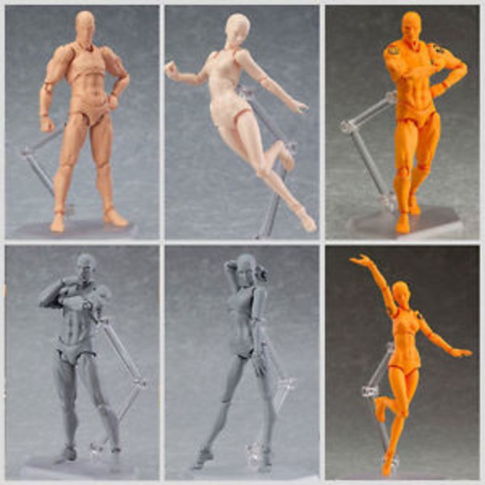 PROMO TERBARU Male/Female PVC Action Figma Archetype Figure Doll Body Toy For Anime MURAH MERIAH