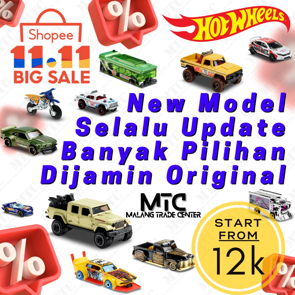 Hot Wheels Original MATTEL Made in Malaysia BISA PILIH - Hotwheels Ori Banyak Pilihannya