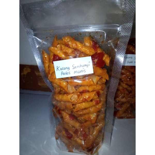 

kacang sembunyi pedes manis