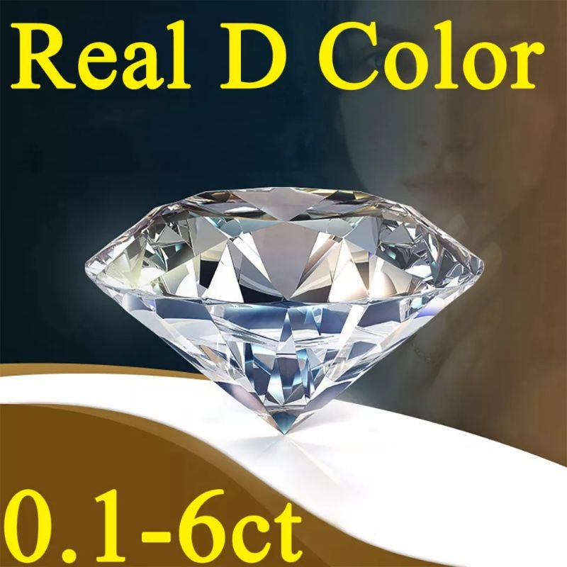 Premium Moissanite D VVS1 DEW Sertifikat GRA USA.