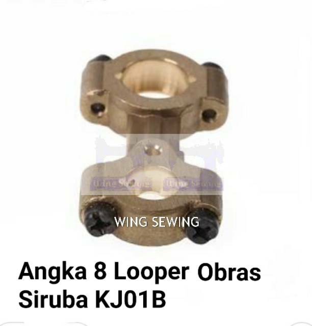 KJ01B SIRUBA Angka 8 Delapan Looper Mesin Jahit Obras Industri