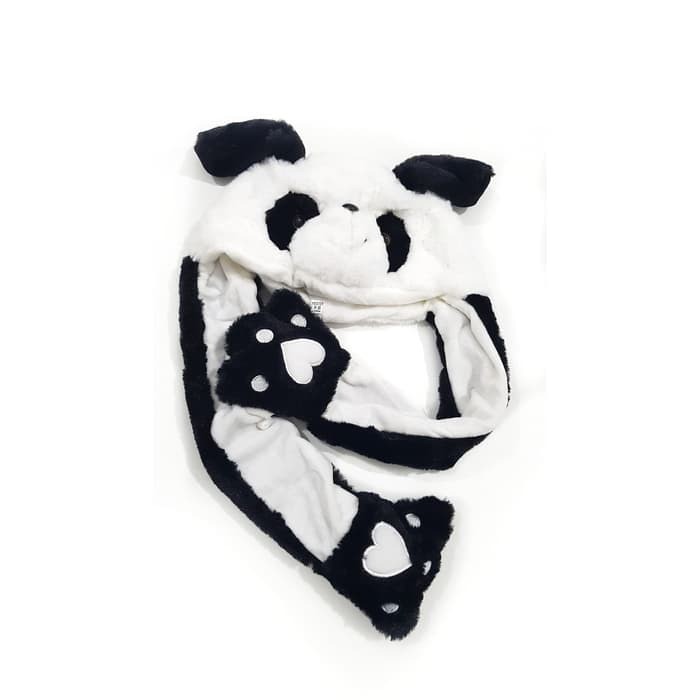 VOM Moving Ear PANDA Hat LED Korea Style Tiktok Bunny Hat 0602