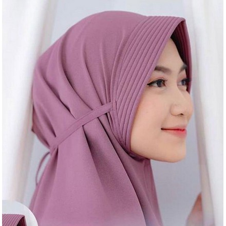 Hijab bergo tali pet jumbo / bergo maryam pet jumbo