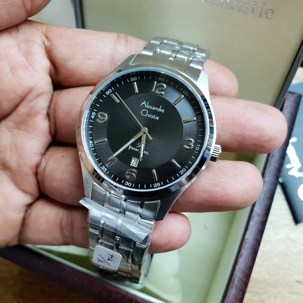 AC alexandre Christie 1010 pria original stainless steelsilver black