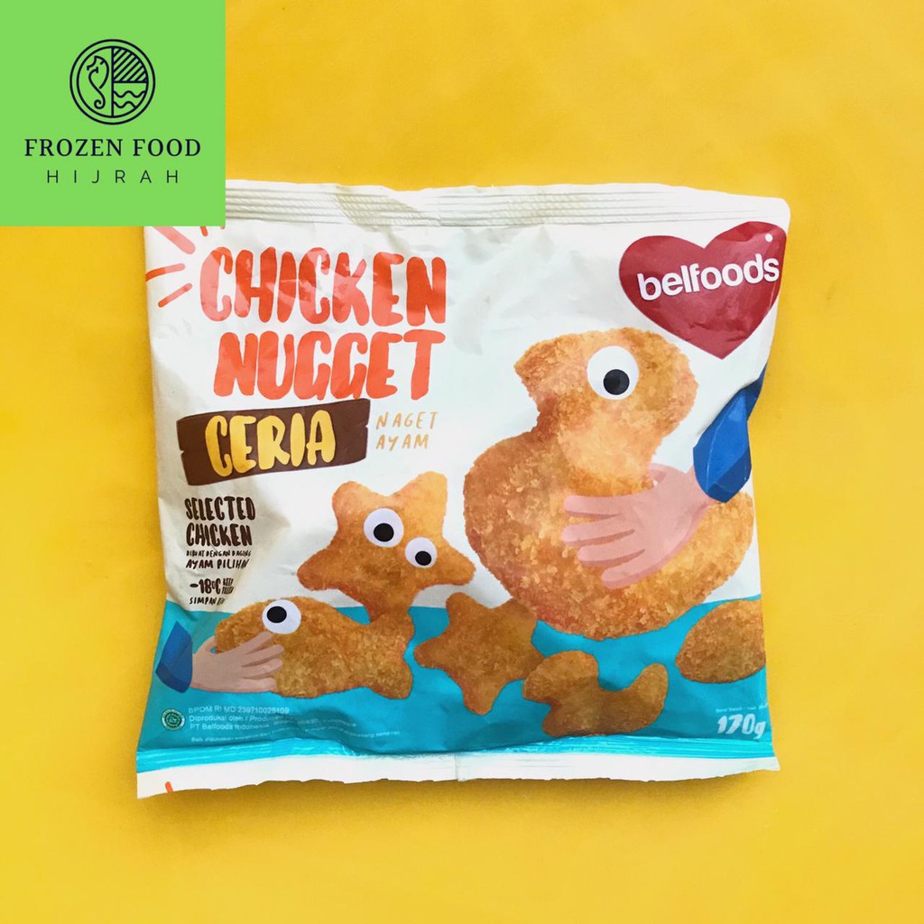 Jual BELFOODS CHICKEN NUGGET CERIA 170GR | Shopee Indonesia